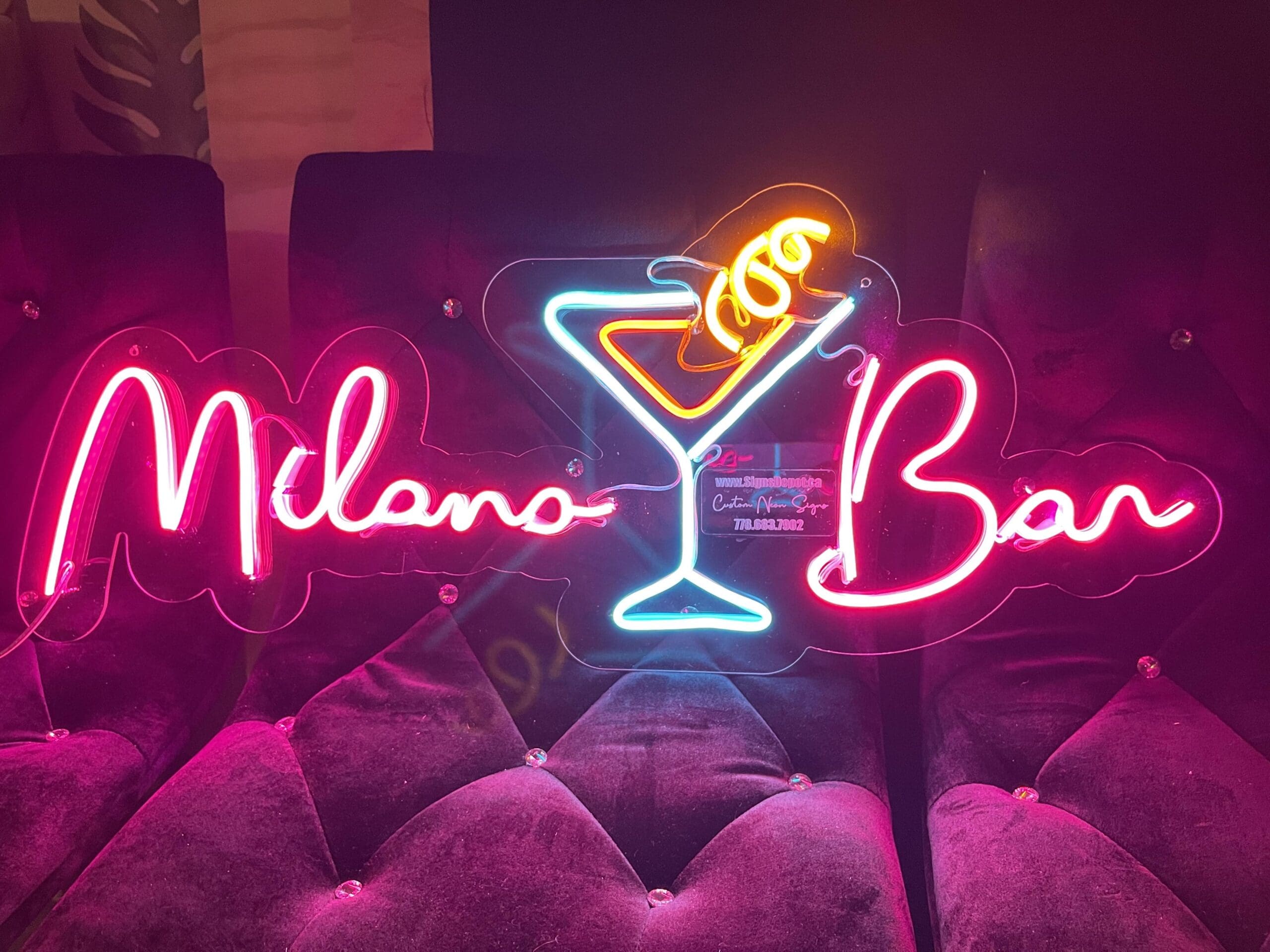 Custom LED neon sign Vancouver example 17