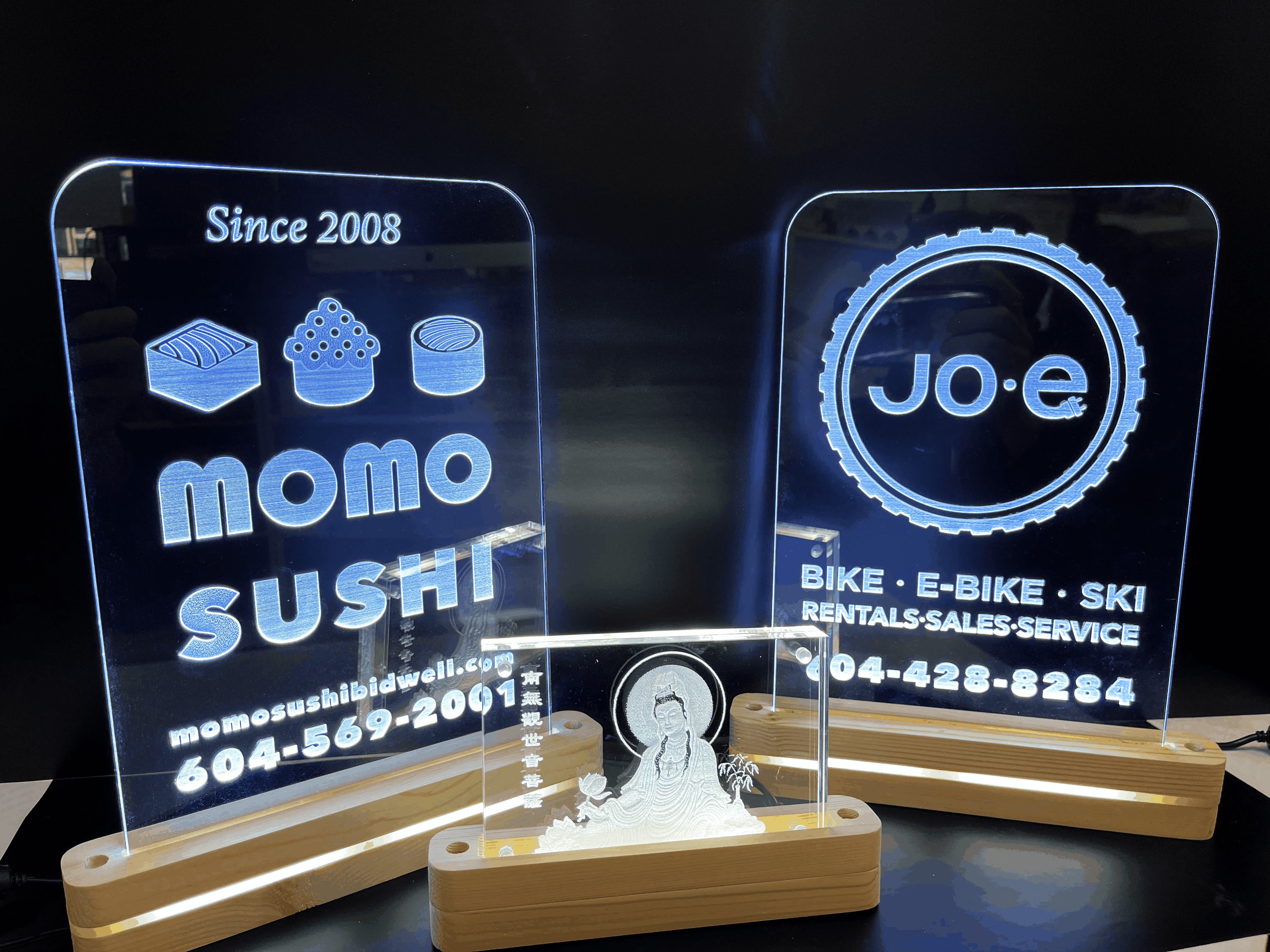 Laser engraving and CNC cutting Vancouver project 3