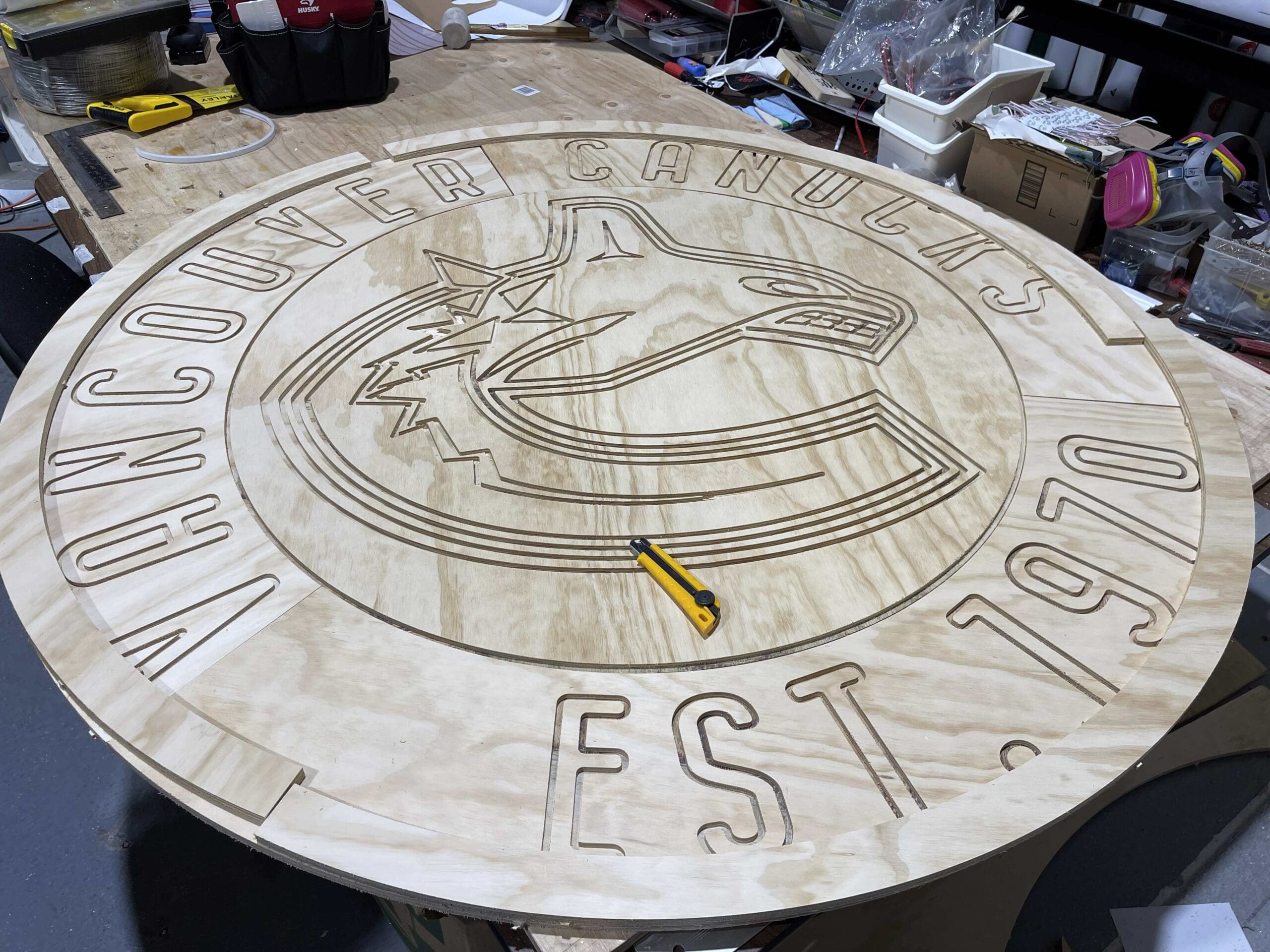 Laser engraving and CNC cutting Vancouver project 20