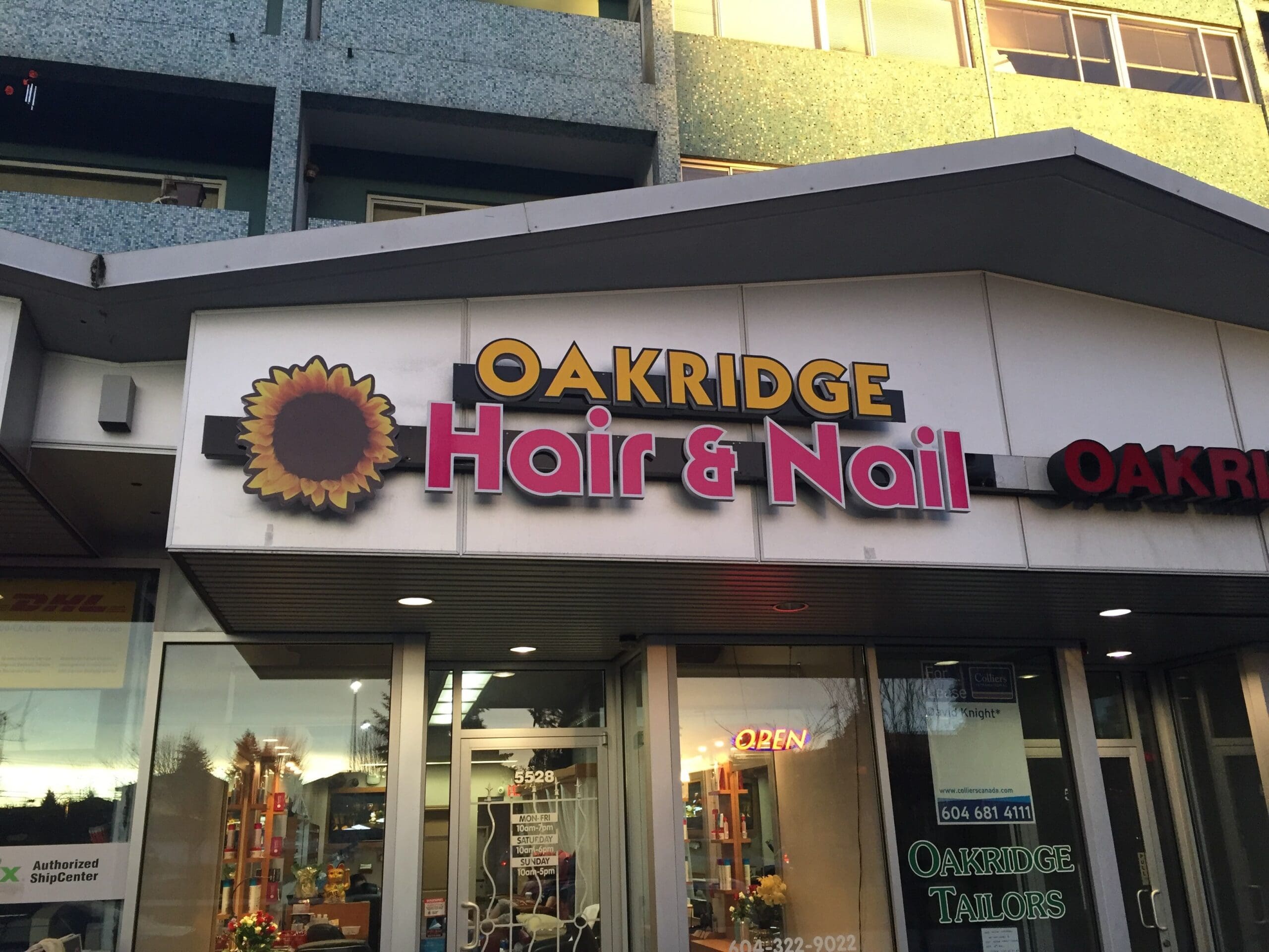 Custom channel letter sign Vancouver example 22