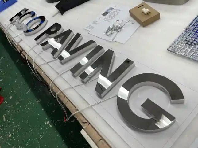 Custom channel letter sign Vancouver example 26