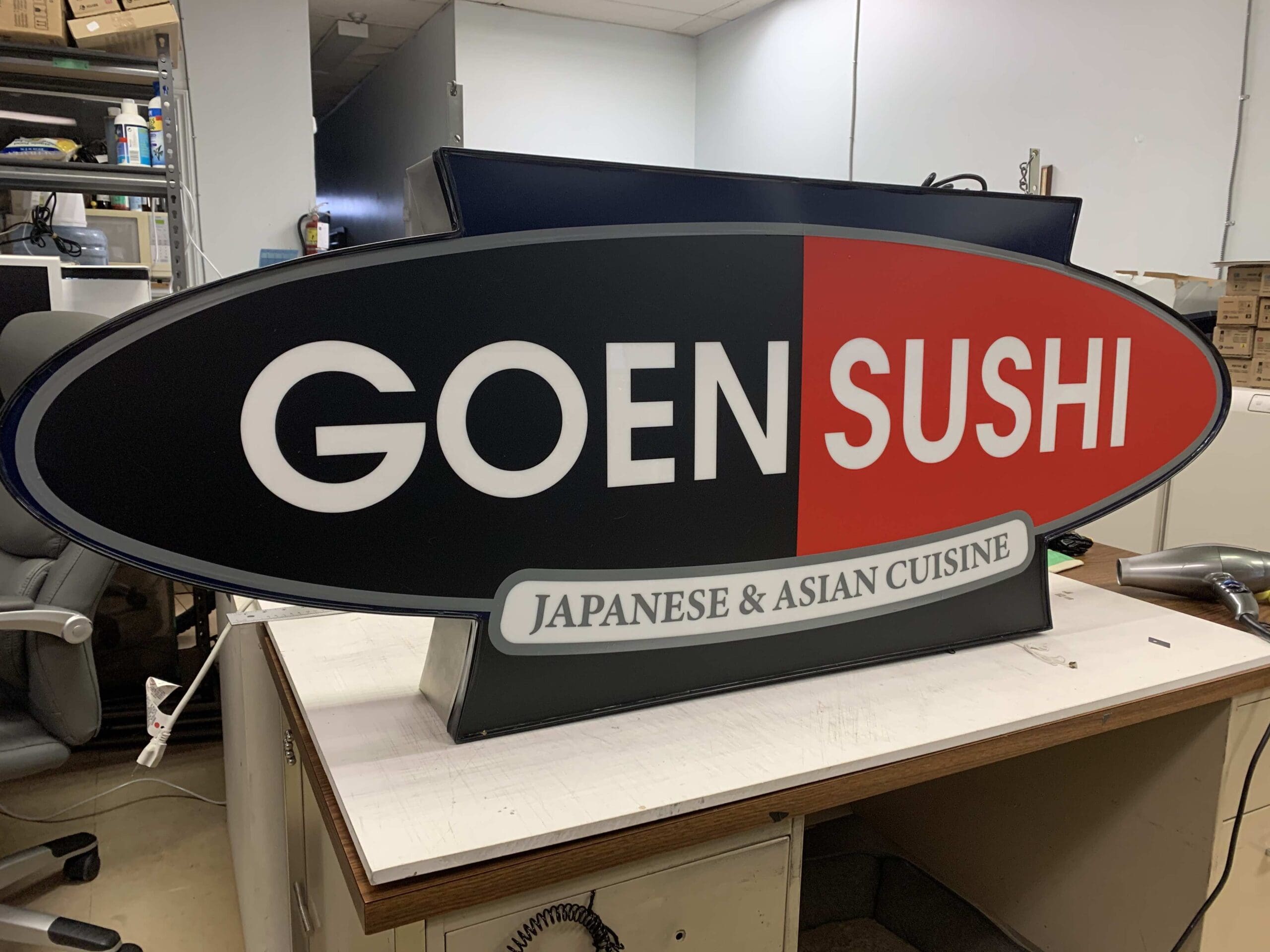 Custom light box sign Vancouver candidate 6