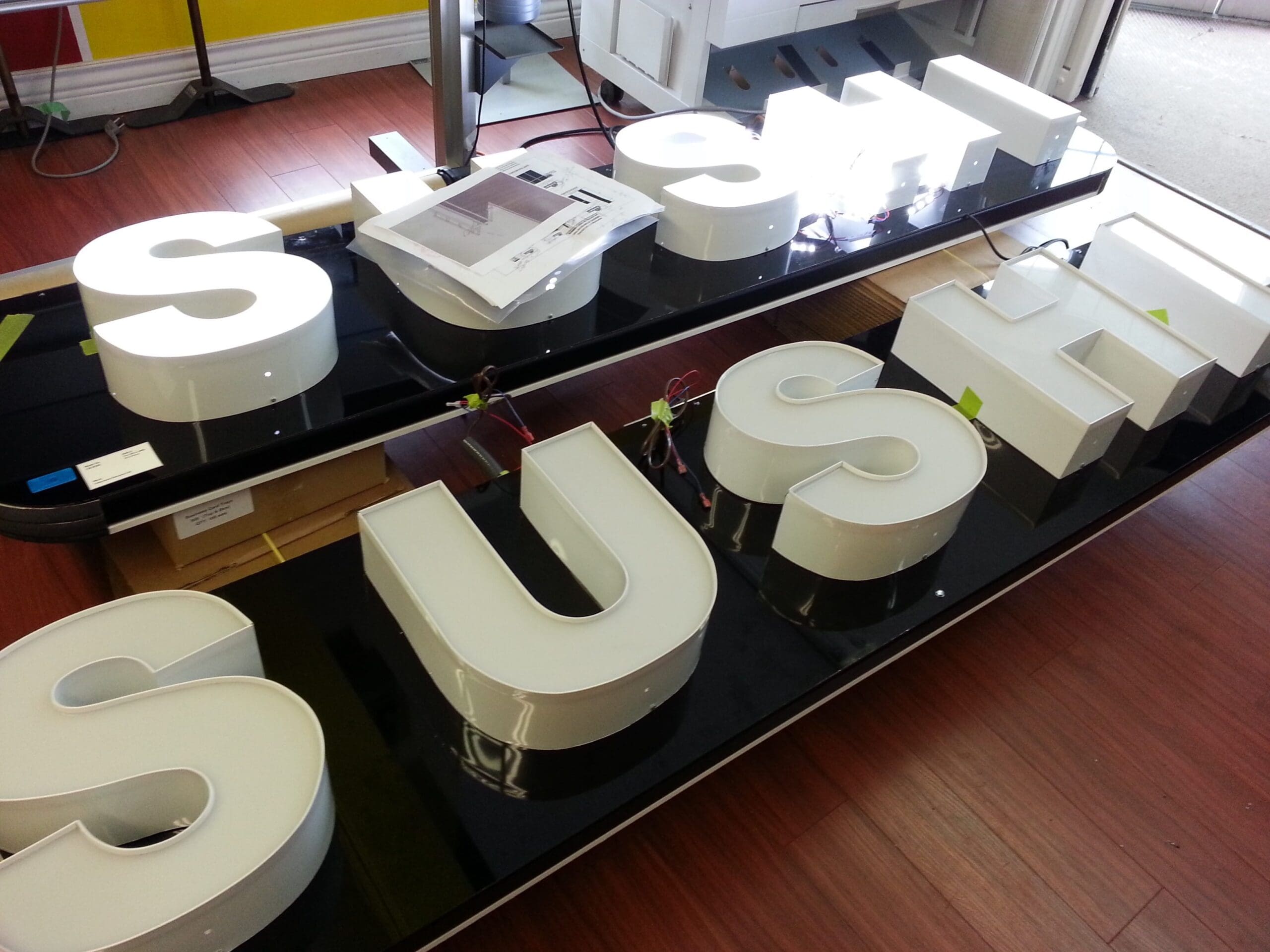 Custom channel letter sign Vancouver example 34