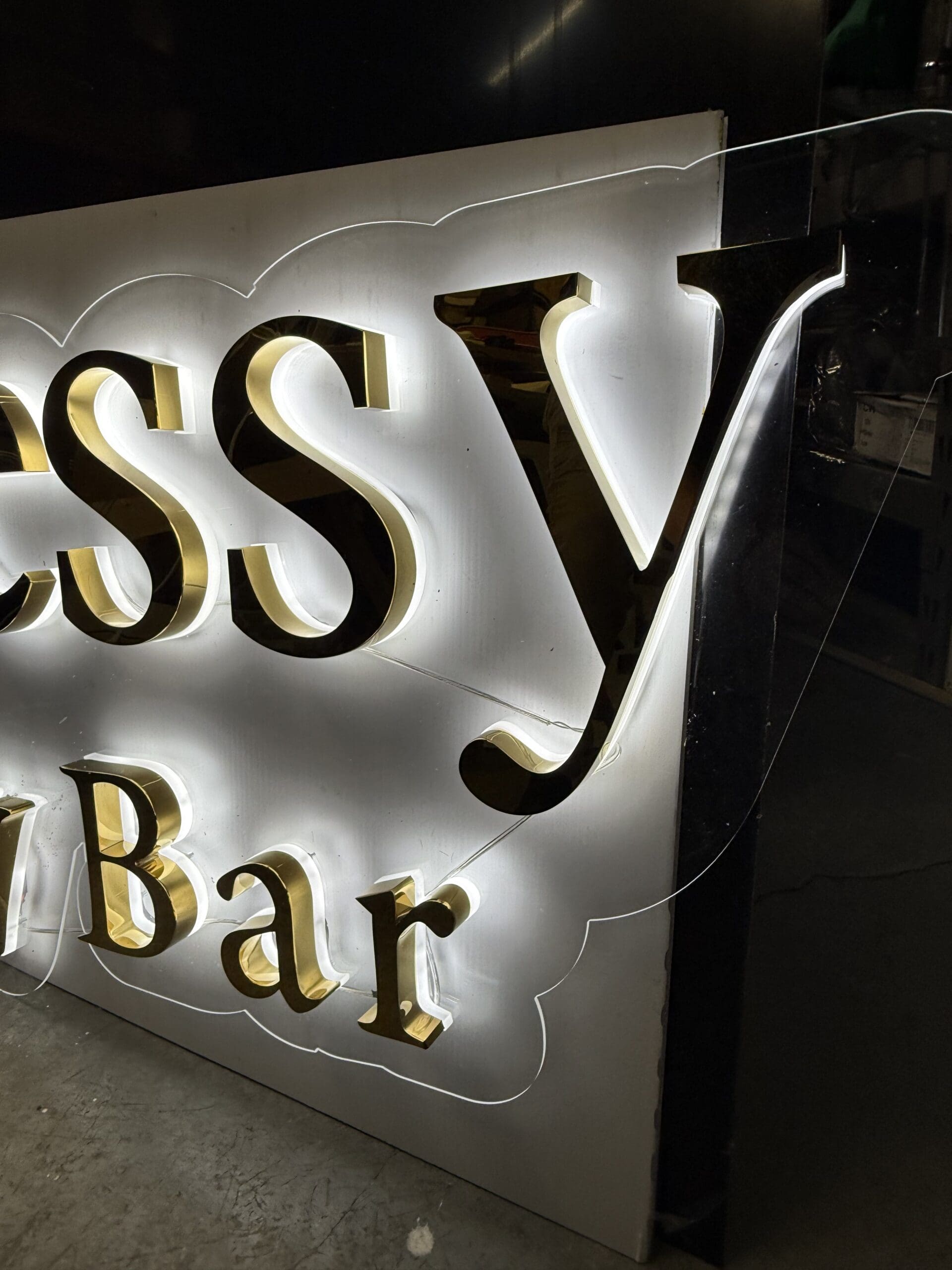 Custom channel letter sign Vancouver example 48