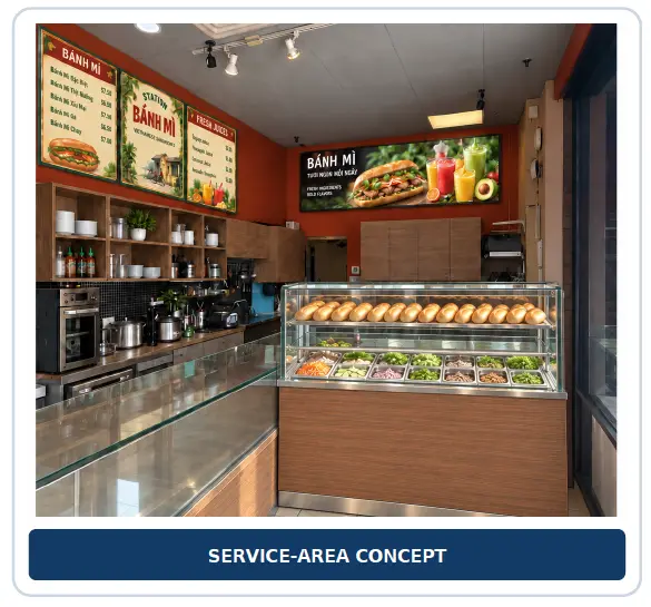 Action plan for the service area