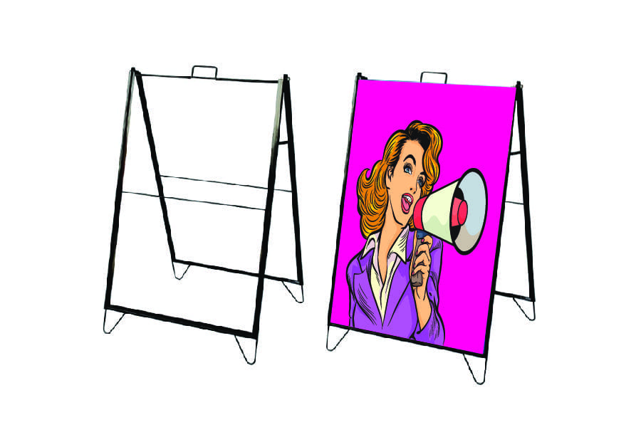 Light Duty Metal Frame Sandwich Boards - Image 4